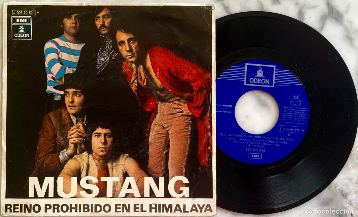 Discos de vinilo: MUSTANG. REINO PROHIBIDO EN EL HIMALAYA. SINGLE ORIGINAL ESPA&Ntilde;A 1970
