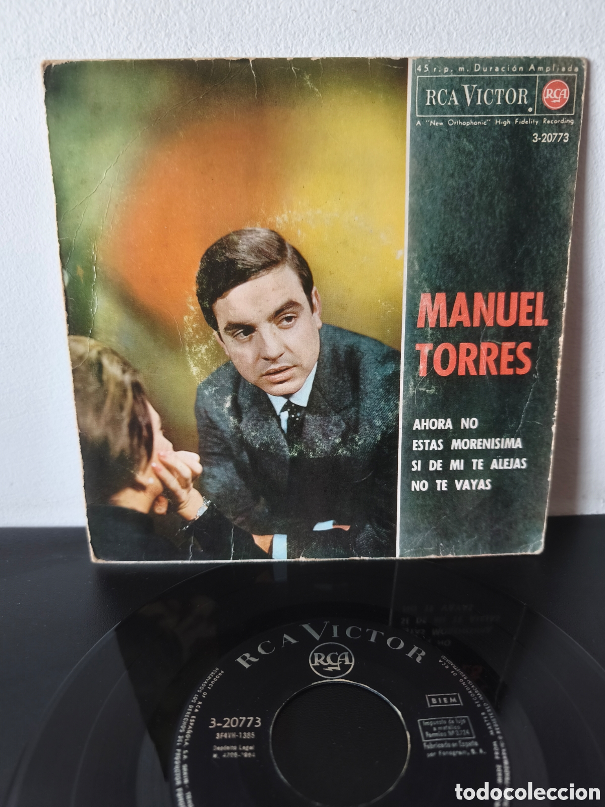 Discos de vinilo: Manuel Torres &ndash; Ahora No ​RCA Victor ​3-20773 ​Vinilo, 7&rdquo;, EP, 45 RPM ​Espa&ntilde;a ​1964 LGS.5