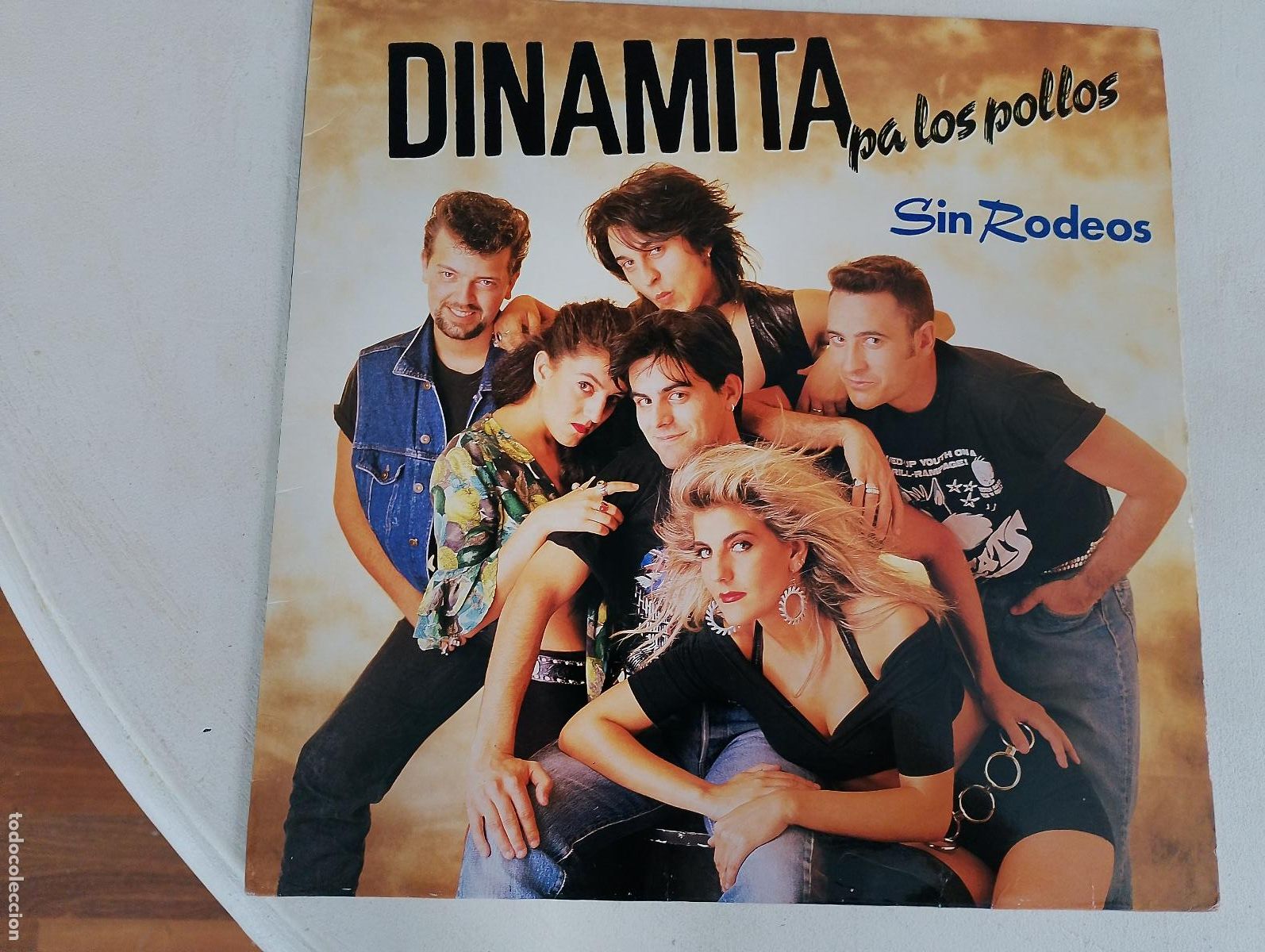 Discos de vinilo: Dinamita Pa Los Pollos &ndash; Sin Rodeos, con el encarte, 1990