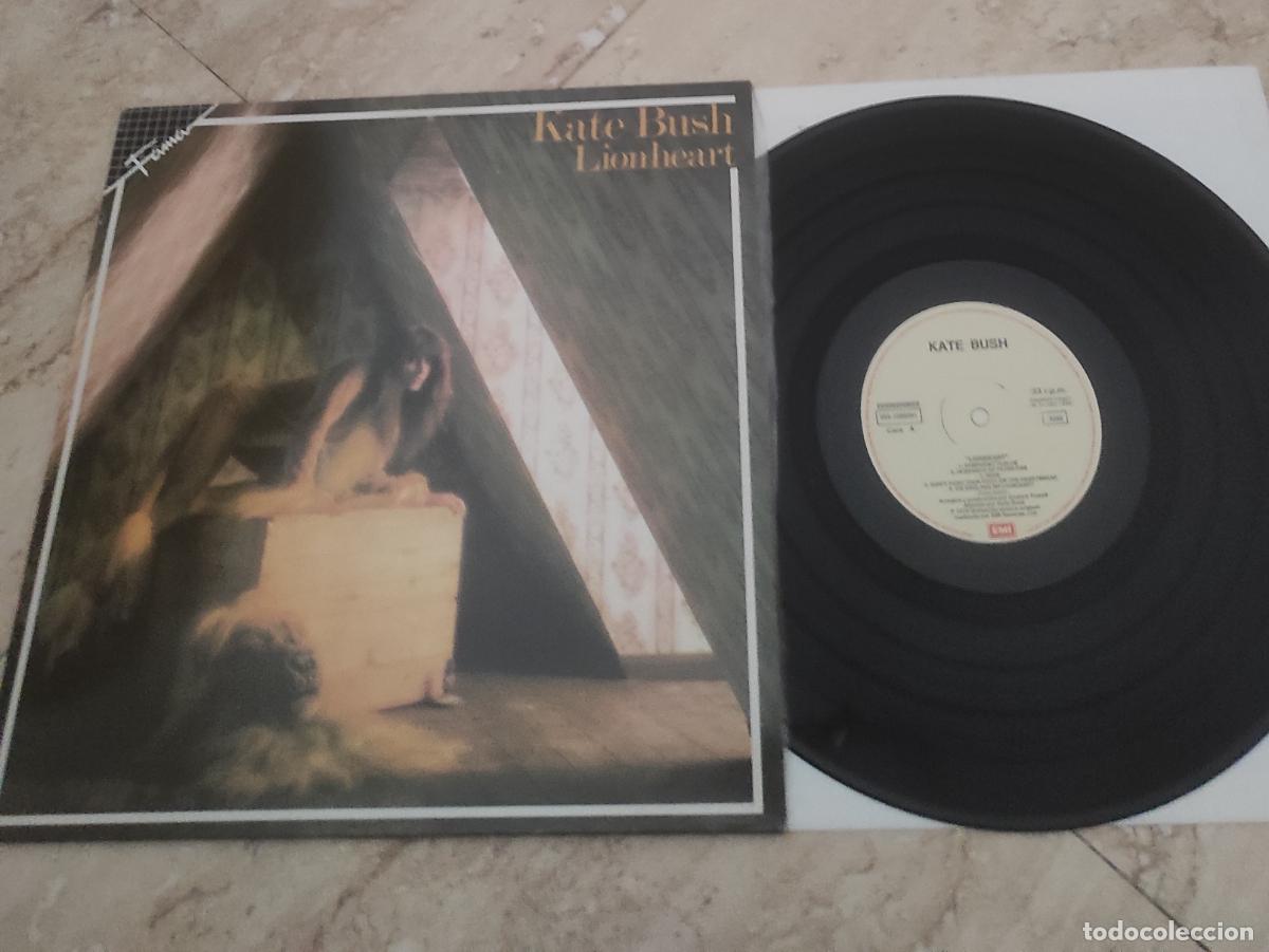 Discos de vinilo: Kate Bush - Lionheart.-LP- Espa&ntilde;a. 1986-RARA EDICION LABELS DIFERENTES- IMPECABLE ESTADO