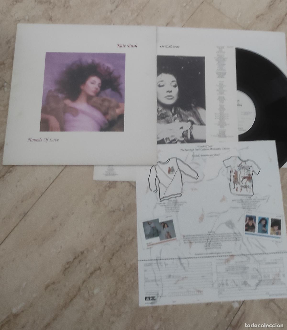 Discos de vinilo: Kate Bush &lrm;&ndash; Hounds Of Love-LP-ORIGINAL-1&ordf; EDICION INGLESA-1985-IMPECABLE ESTADO-MAS INSERTS