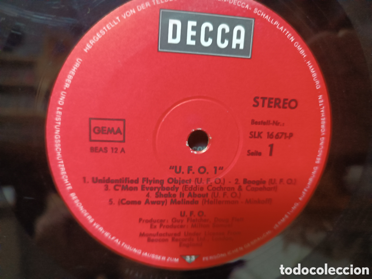 Discos de vinilo: UFO 1............... - Foto 3