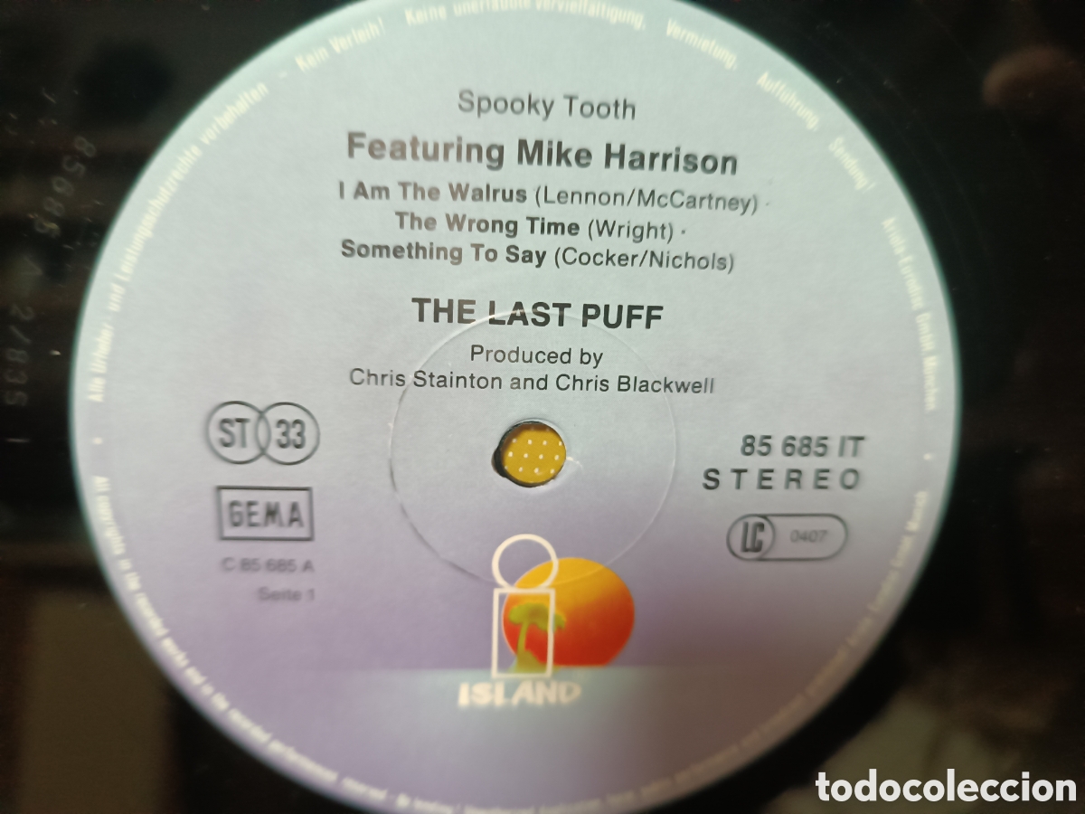 Discos de vinilo: Spooky Tooth The Last Puff - Foto 3