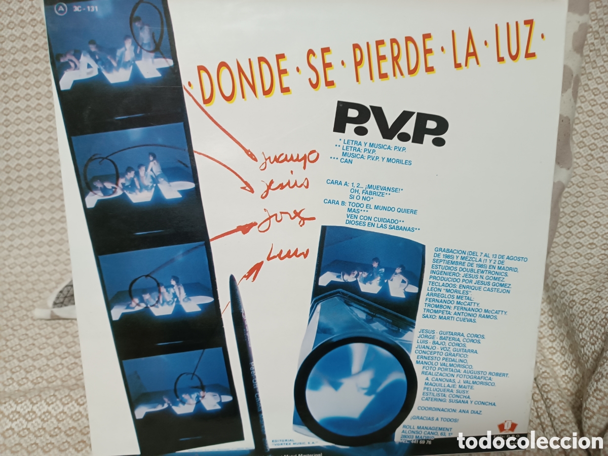 Discos de vinilo: PVP Donde se pierde la luz - Foto 2