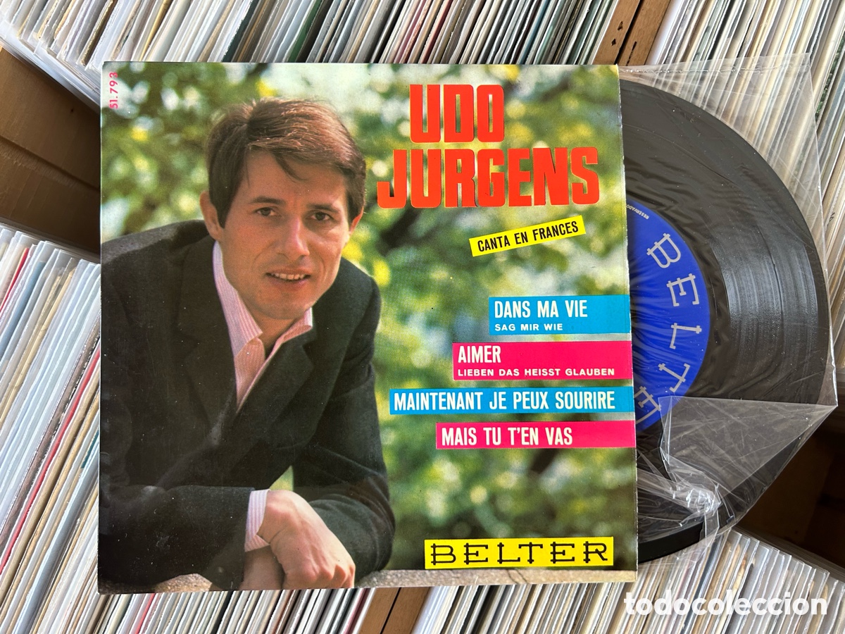 Discos de vinilo: UDO JURGENS EP DANS MA VIE +3 1967 BELTER