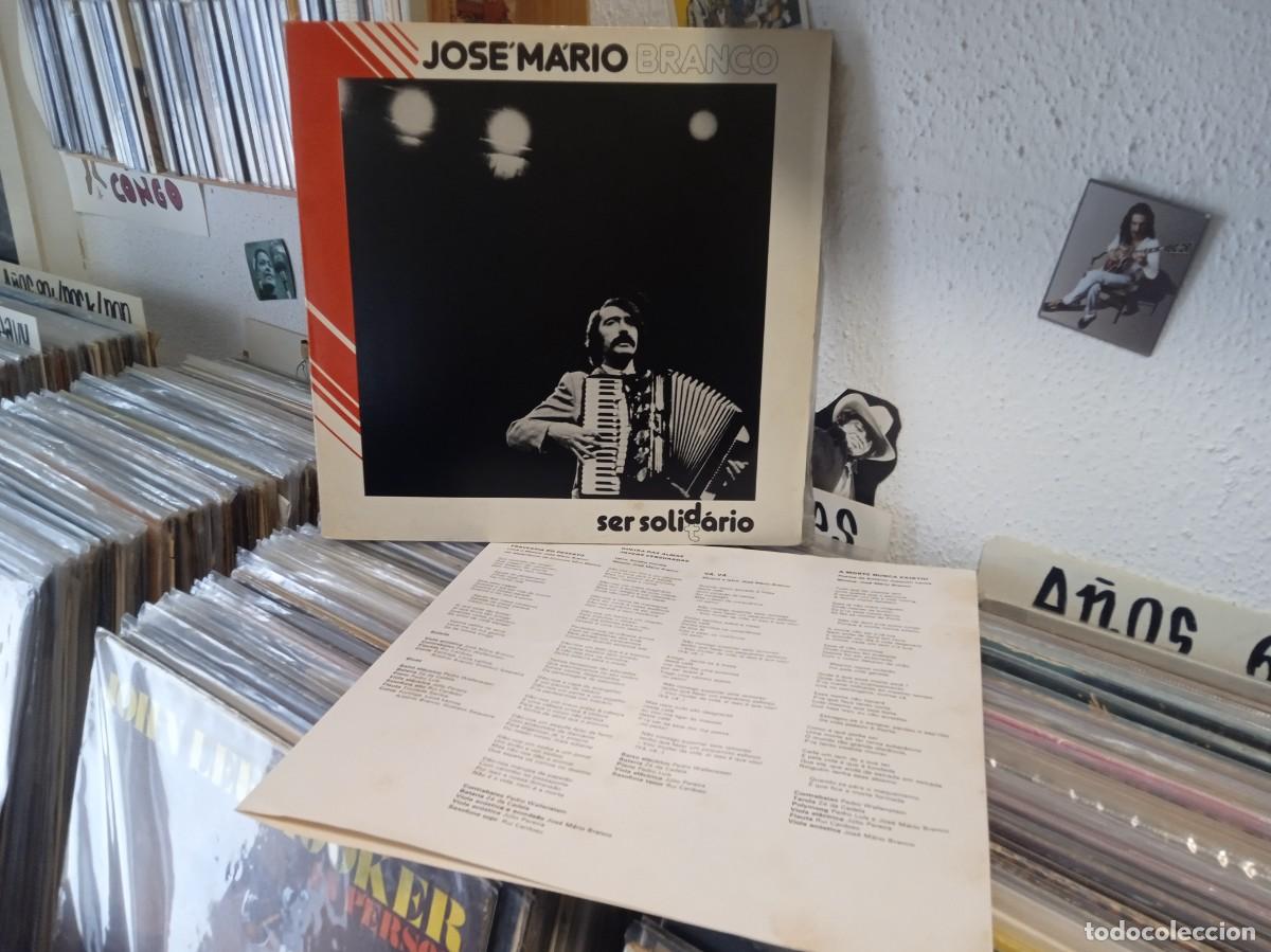 Vinyl-Schallplatten: Jos&eacute; M&aacute;rio Branco &ndash; Ser Solid&aacute;rio. Doble lp edici&oacute;n Portugal 1982. Gatefold. Sello Som