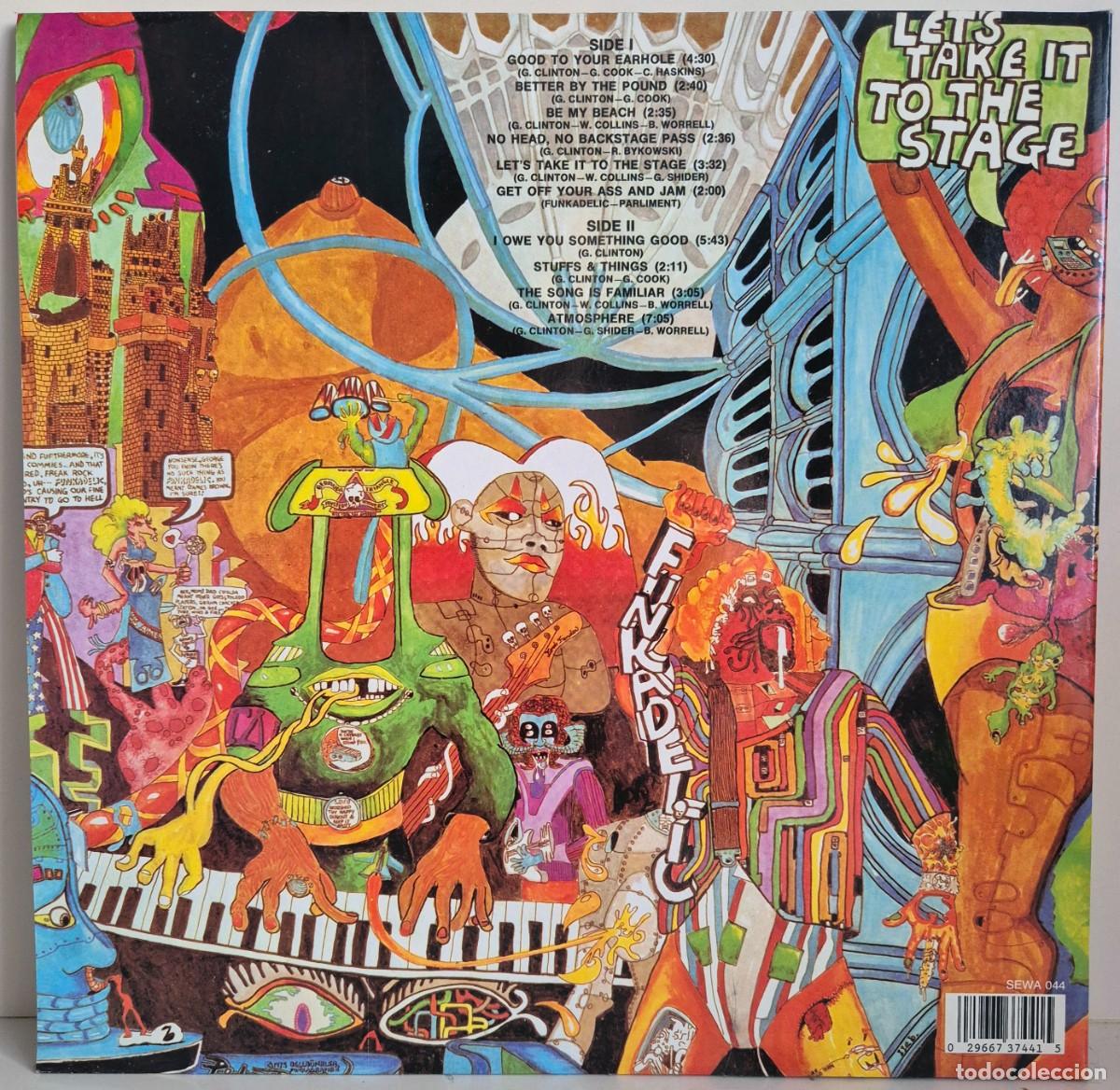 Discos de vinilo: Funkadelic - Lets take it to the stage. LP vinilo gatefold - Foto 2