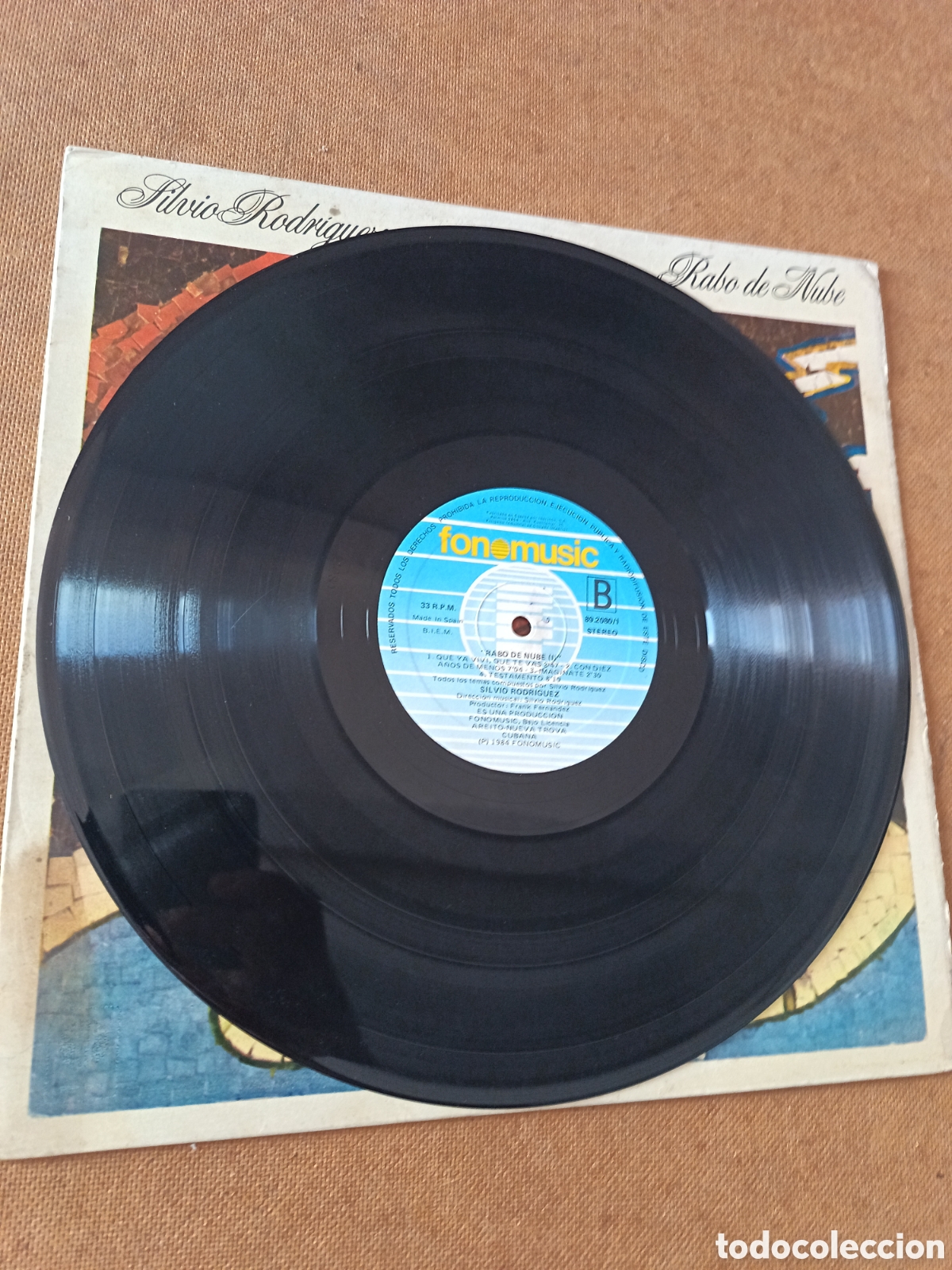 Discos de vinilo: Silvio Rodr&iacute;guez Rabo De Nube - Foto 4