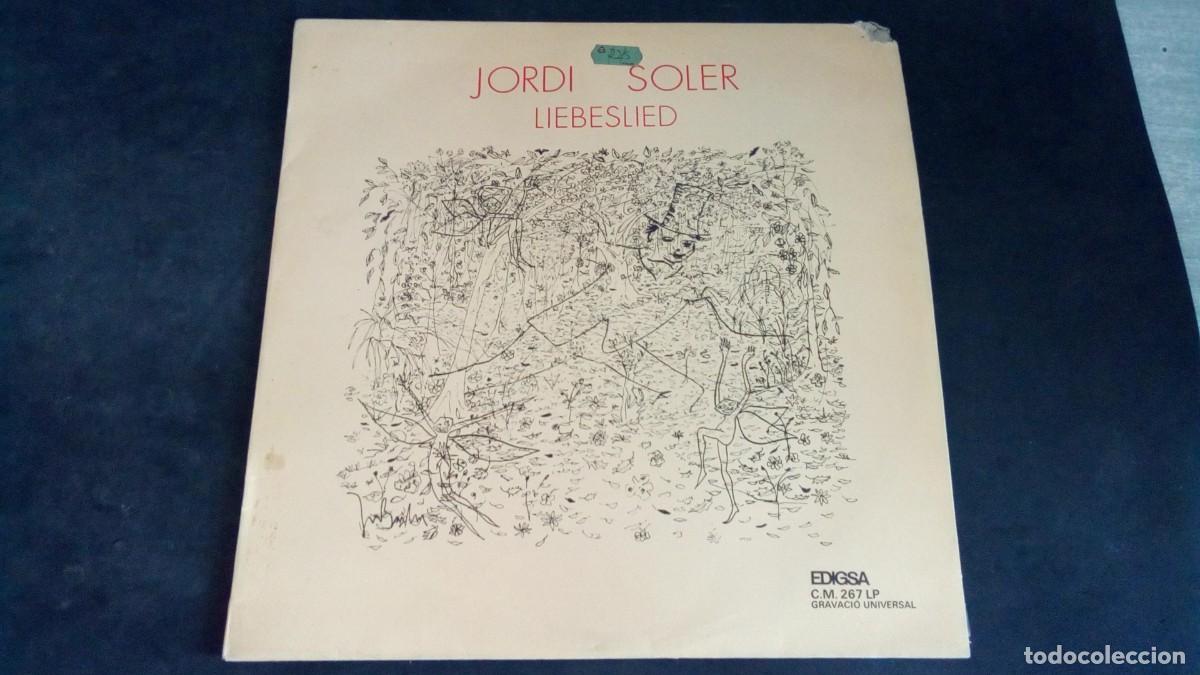 Discos de vinilo: JORDI SOLER - Liebeslied ******* LP ORIGINAL EDIGSA 1972 BUEN ESTADO