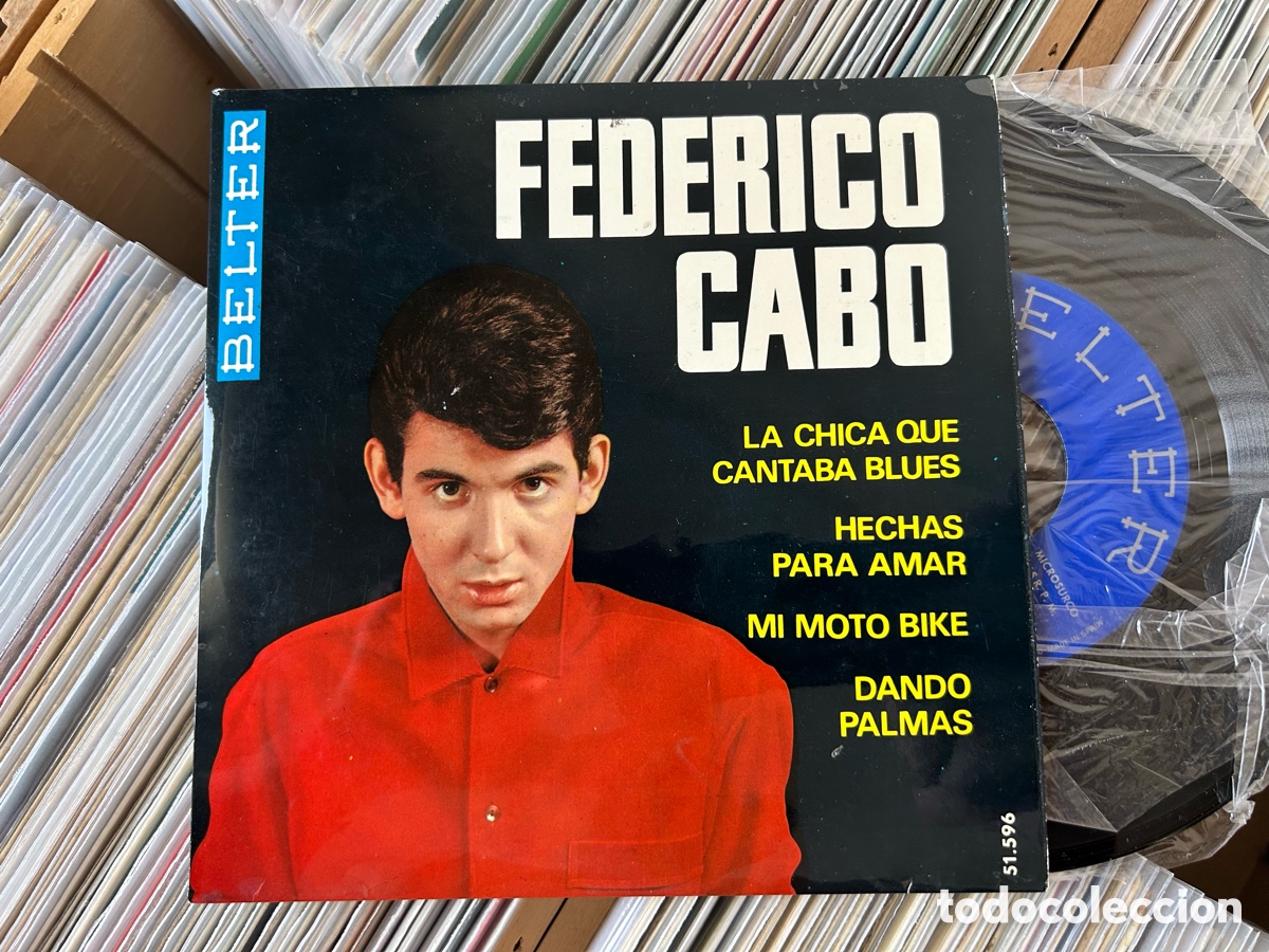 Discos de vinilo: FEDERICO CABO EP LA CHICA QUE CANTABA BLUES +3 1965 BELTER