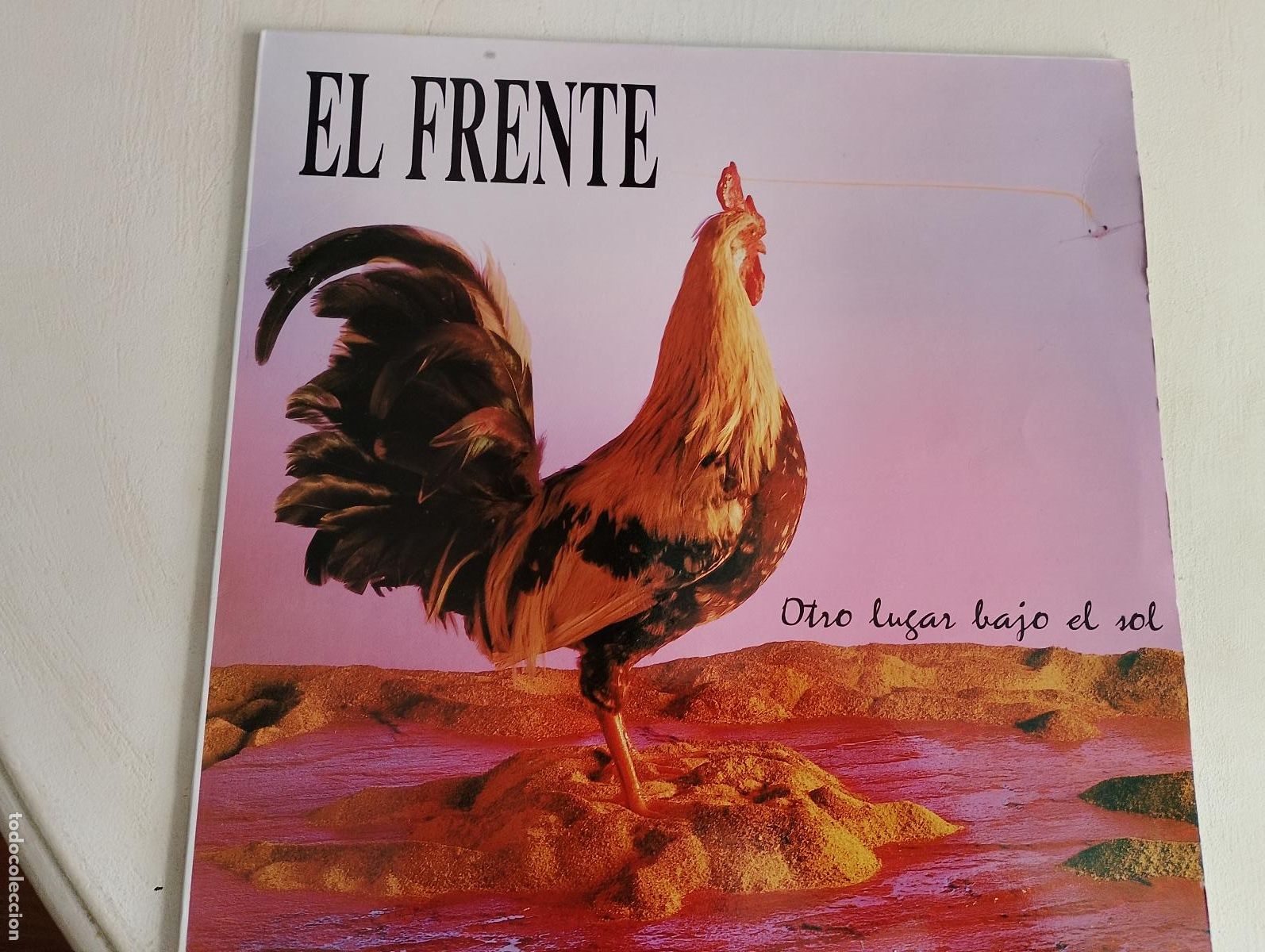 Discos de vinilo: El Frente &lrm;&ndash; Otro Lugar Bajo El Sol, con el encarte,1991