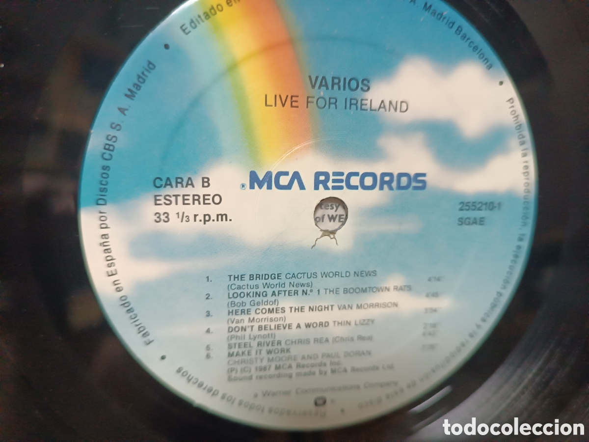 Discos de vinilo: Live for Ireland......... - Foto 3