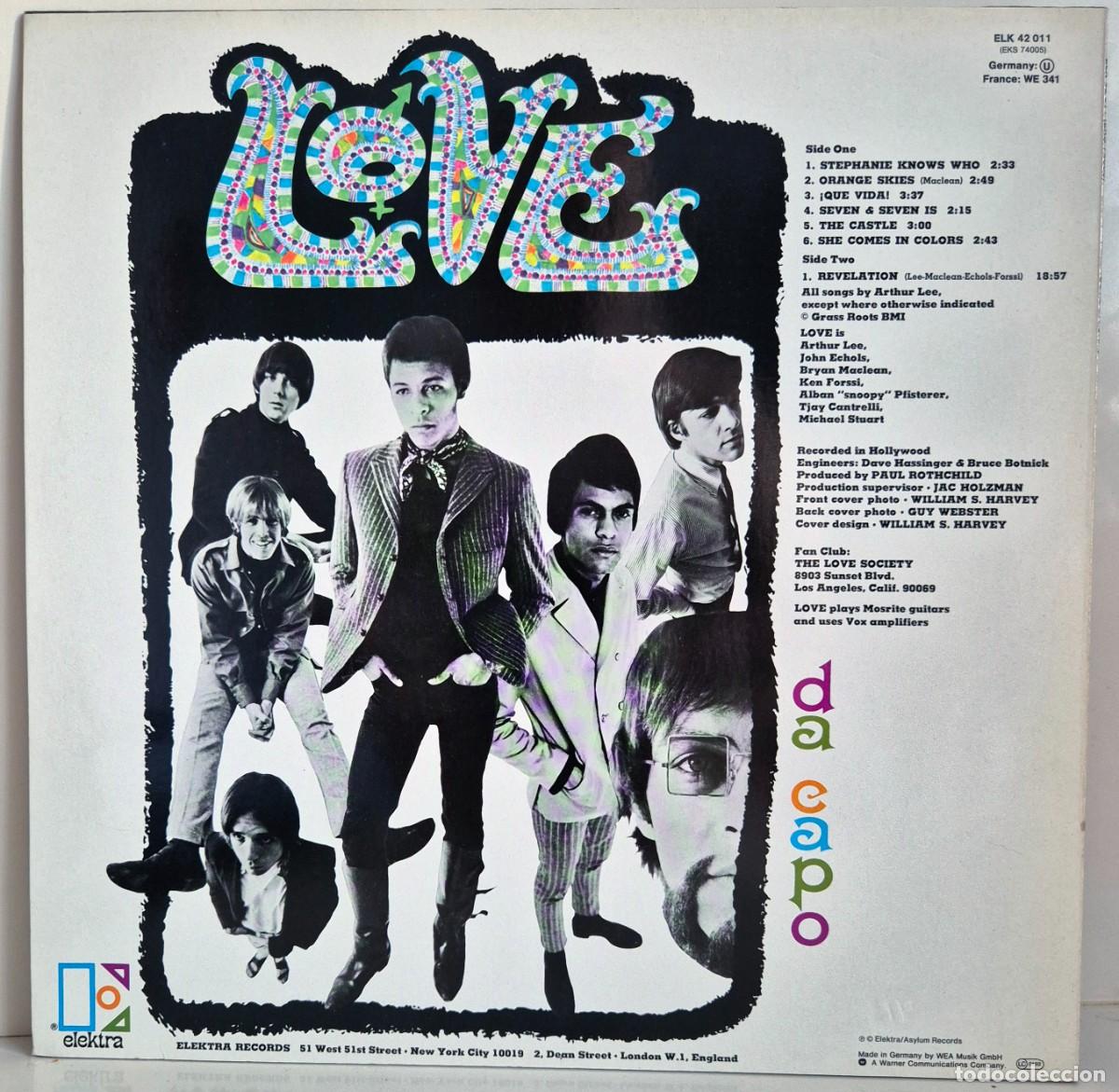 Discos de vinilo: Love. Da Capo. LP vinilo - Foto 2