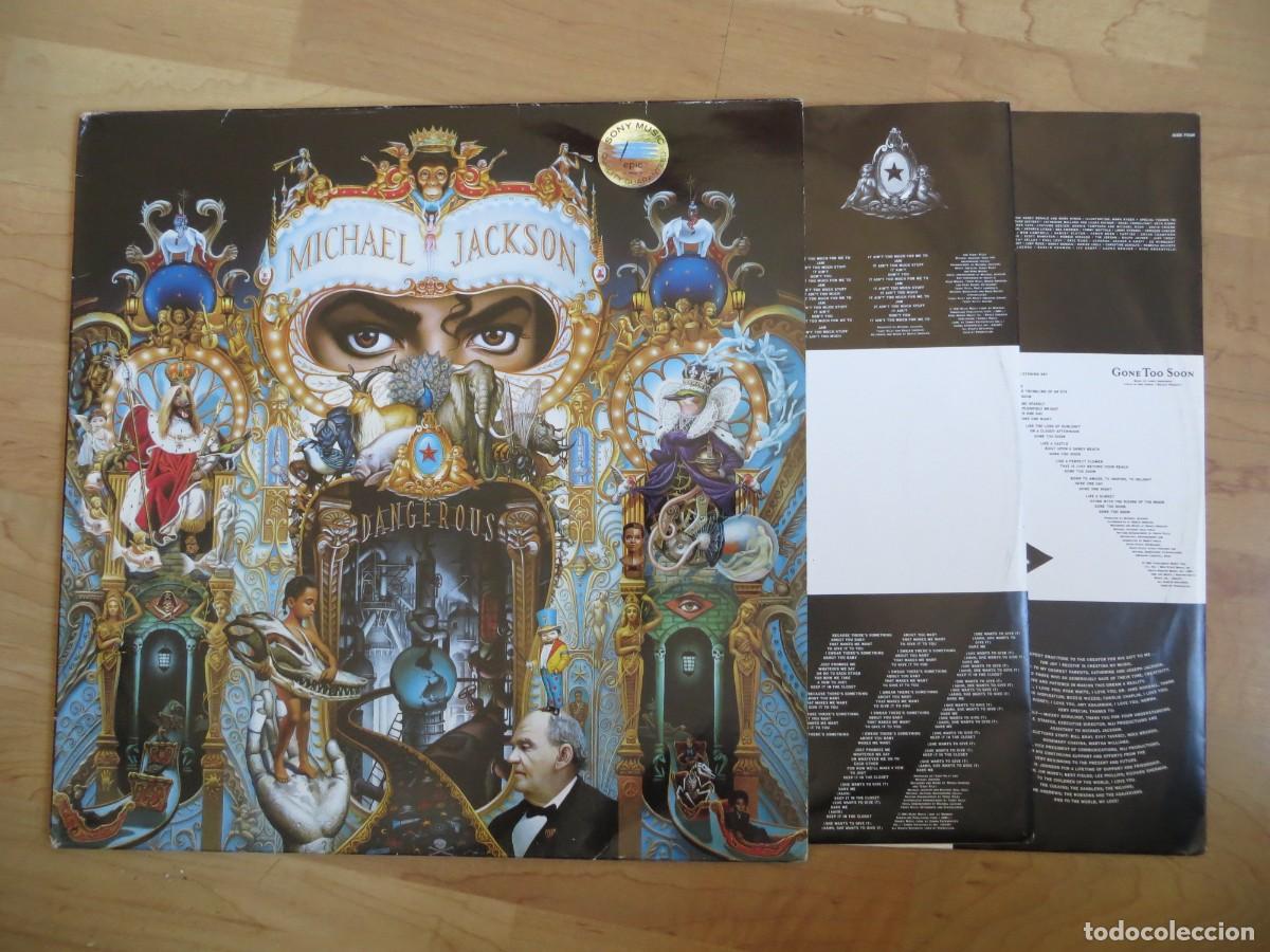 Discos de vinilo: Michael Jackson - Dangerous (2xLP, Album) EUROPE 1991- VINILOS IMPECABLES!!!