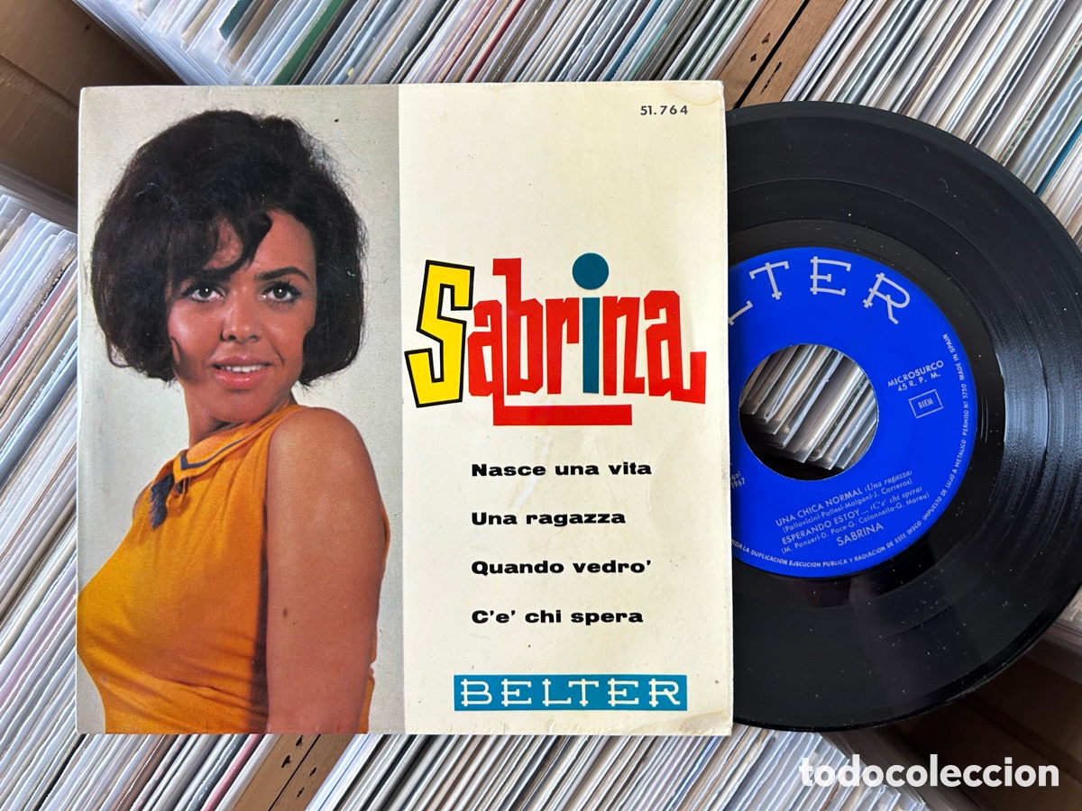 Discos de vinilo: SABRINA EP UNA CHICA NORMAL +3 1967 BELTER