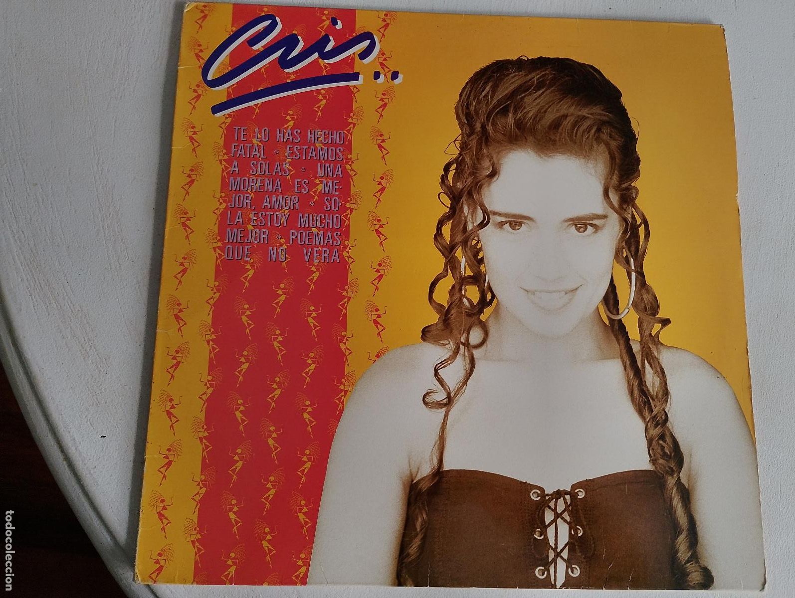 Discos de vinilo: Cris &ndash; Cris, 1988, con el encarte - Foto 4