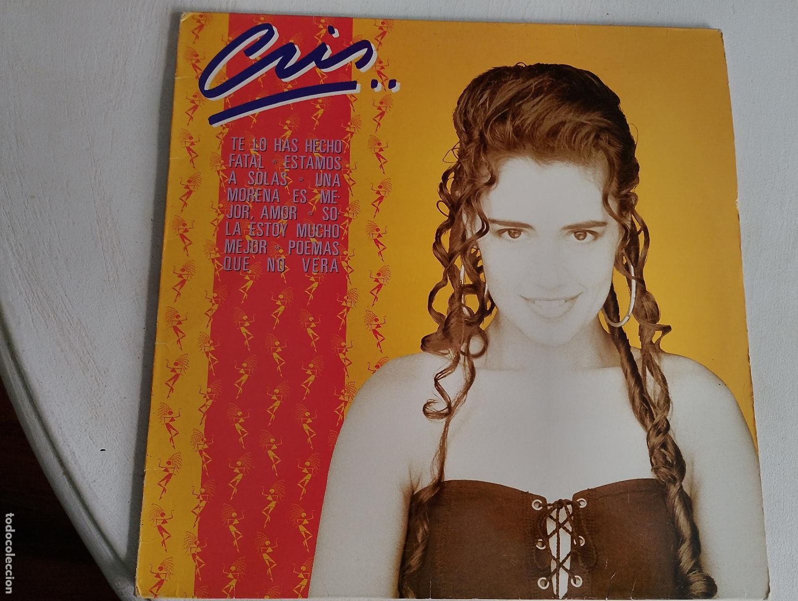Discos de vinilo: Cris &ndash; Cris, 1988, con el encarte