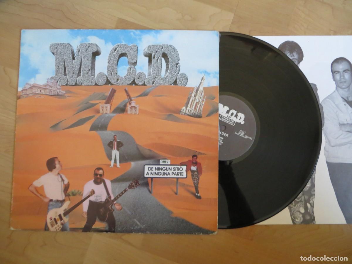 Discos de vinilo: M.C.D.- De Ningun Sitio A Ninguna Parte (LP, Album) 1991 SPAIN- COMPLETO CON INSERT