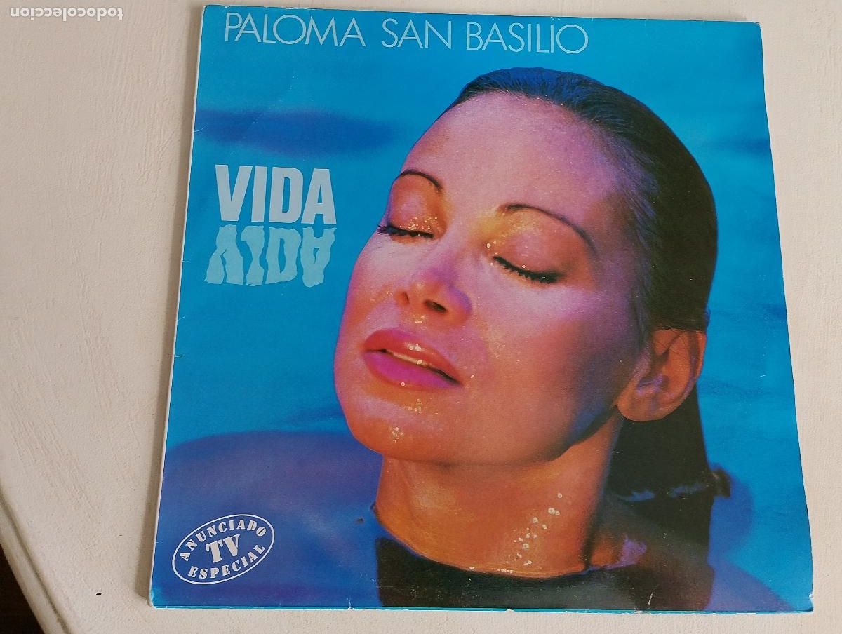 Discos de vinilo: Paloma San Basilio &lrm;&ndash; Vida, 1988 con el encarte
