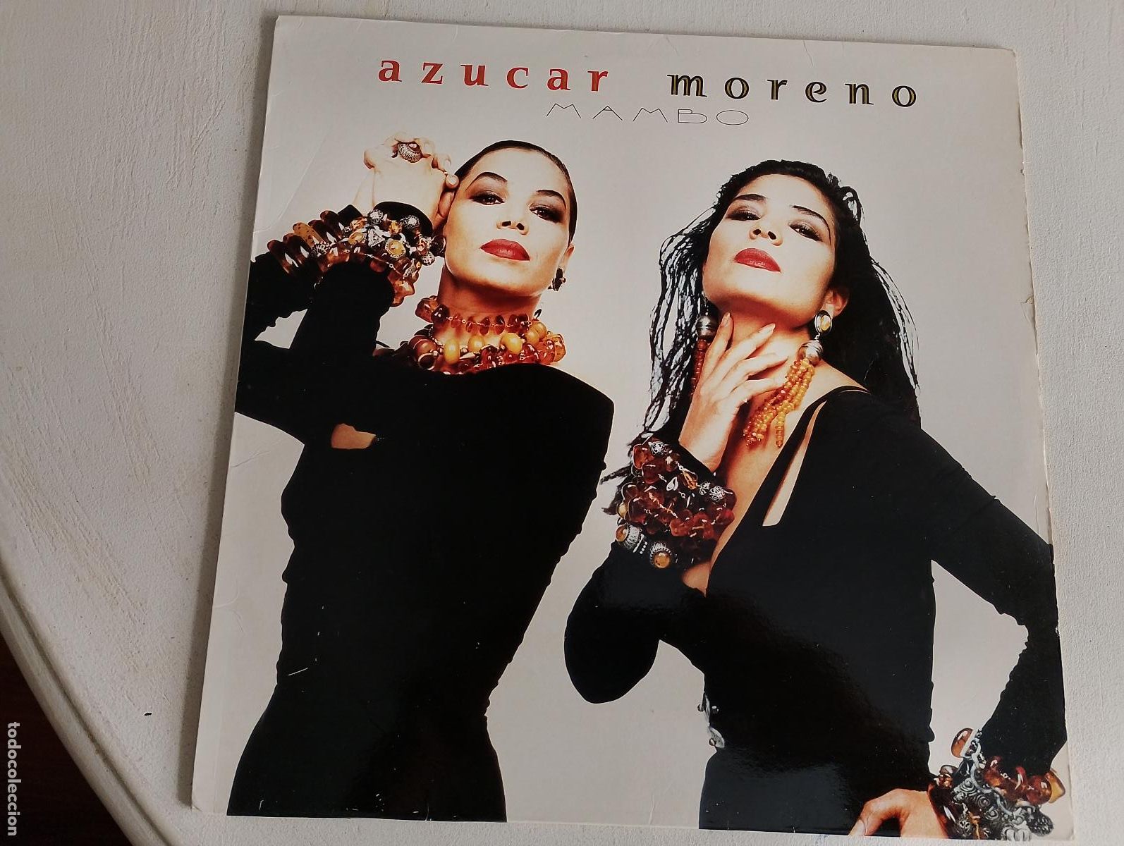 Discos de vinilo: Azucar Moreno &ndash; Mambo, con el encarte,1991