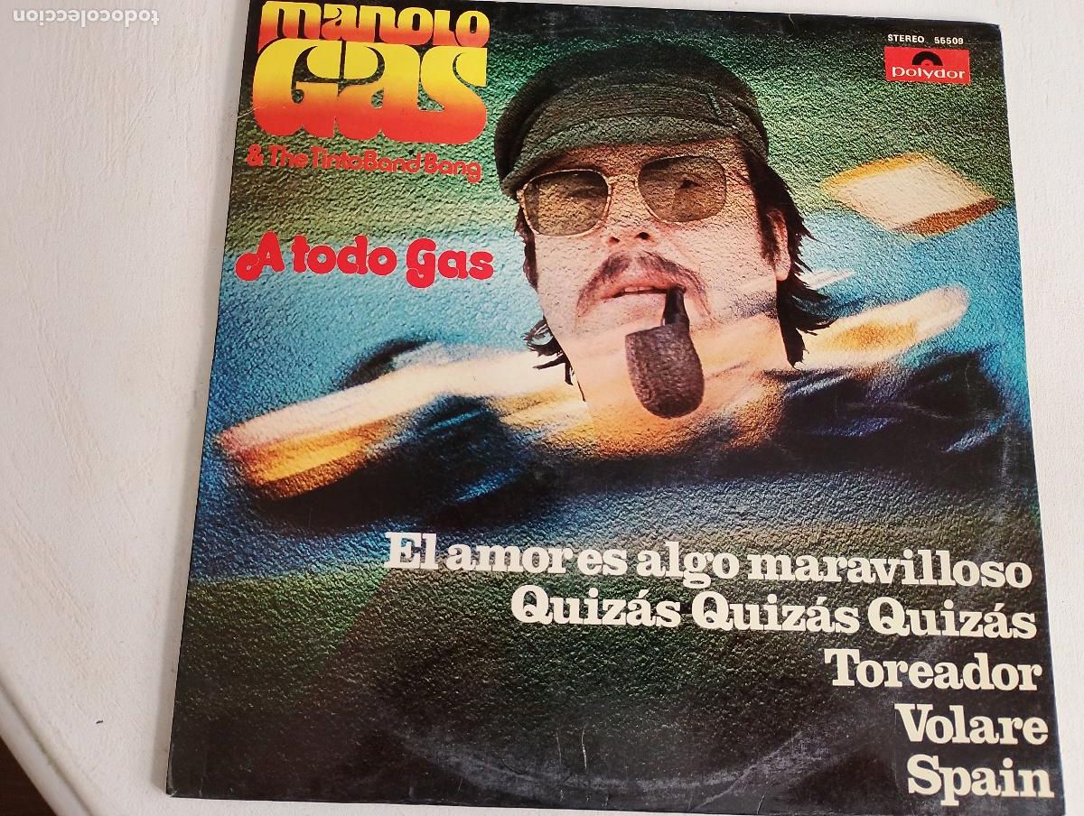 Discos de vinilo: Manolo Gas & The Tinto Band Bang &ndash; A Todo Gas, 1976, Electronic, Jazz, Latin, Funk / Soul