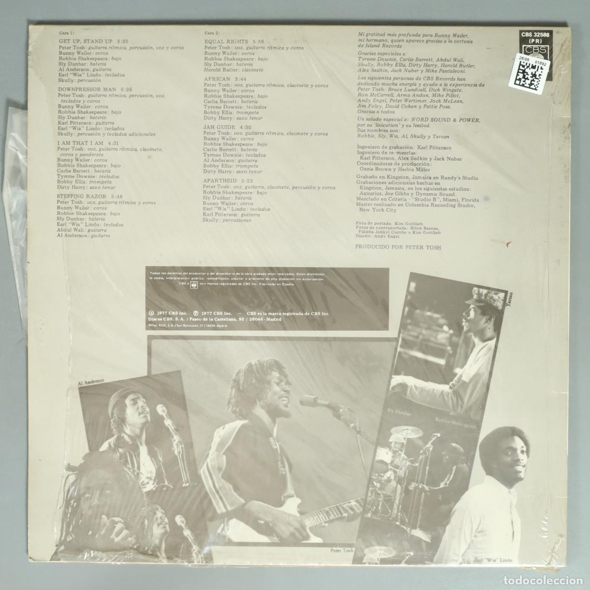 Discos de vinilo: LP. Equal Rights - Peter Tosh - Foto 2
