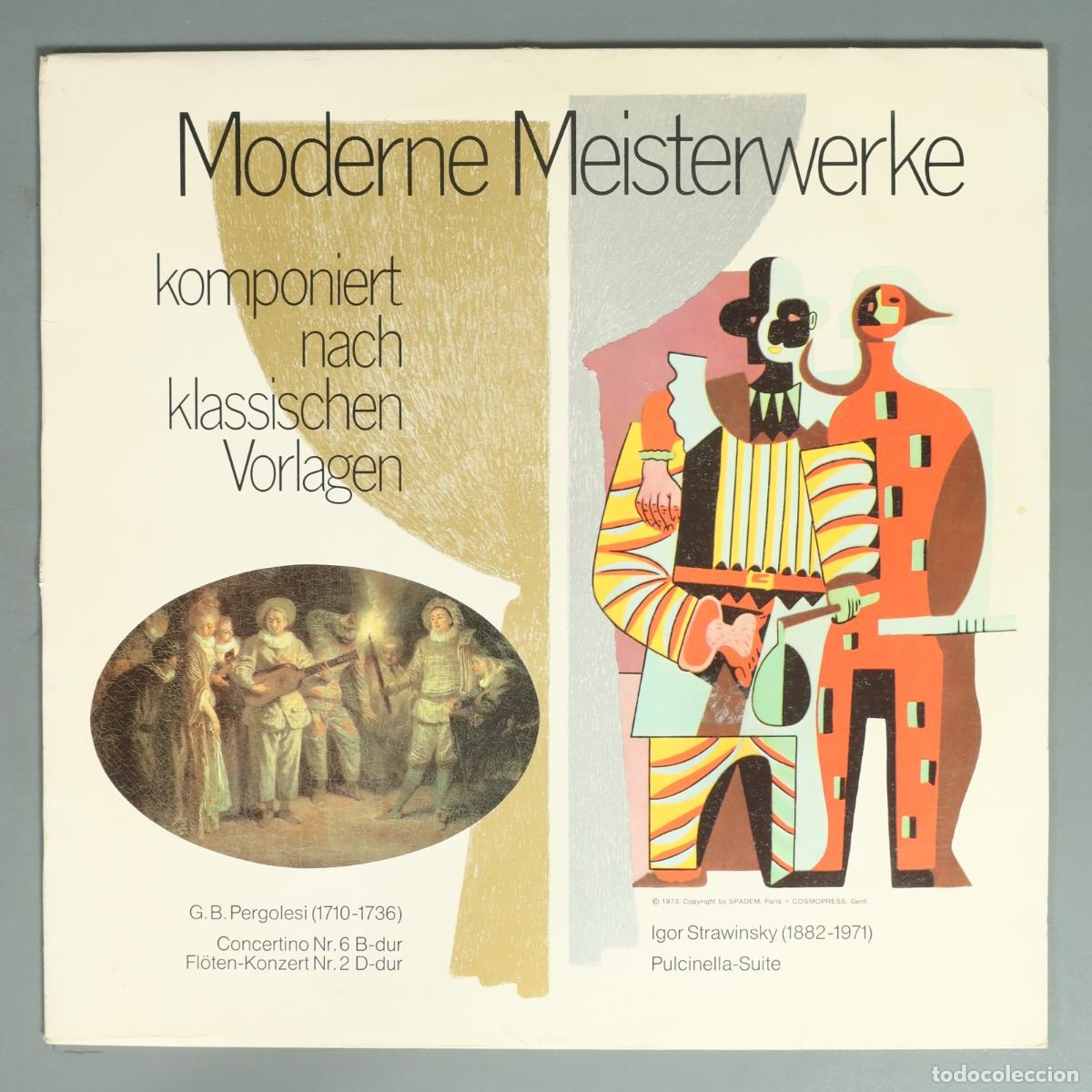 Discos de vinilo: LP. G. B. Pergolesi, Igor Strawinsky - Moderne Meisterwerke komponiert nach klassischen Vorlagen
