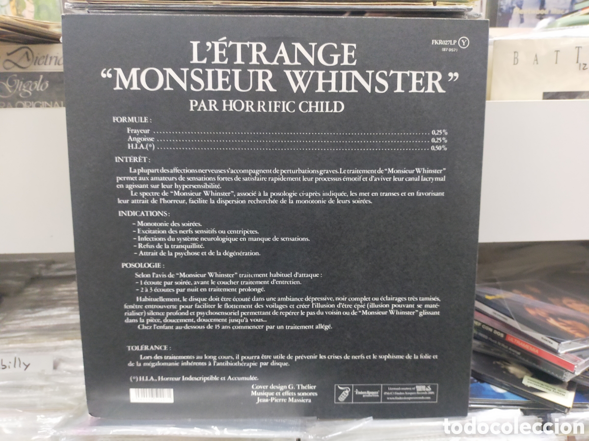 Discos de vinilo: Letrange lp mr. Whinster Francia 2009 - Foto 2