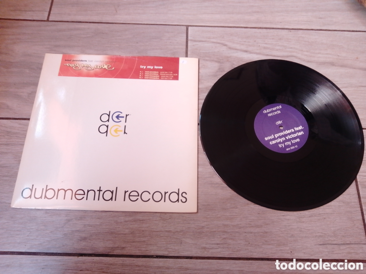 Discos de vinilo: SOUL PROVIDERS Feat CAROLYN VICTORIAN - TRY MY LOVE - MAXI - SPAIN - DUBMENTAL RECORDS - PLS 7 - L -