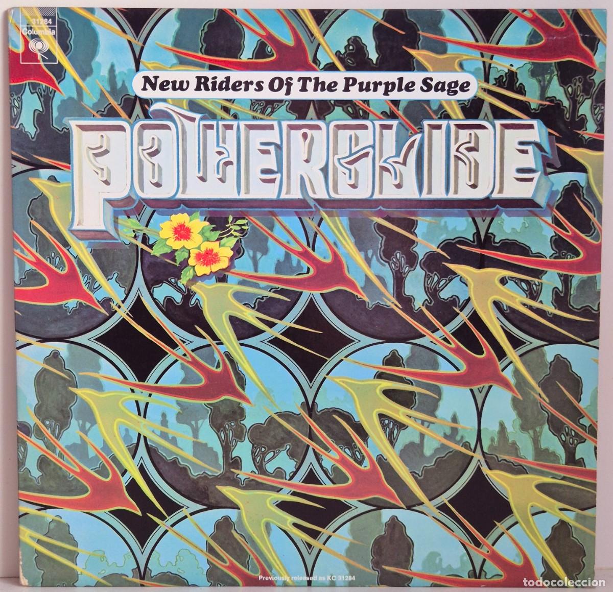 Discos de vinilo: New Riders of the Purple Sage - Powerglide. LP vinilo con Jerry Garcia, Nicky Hopkins...