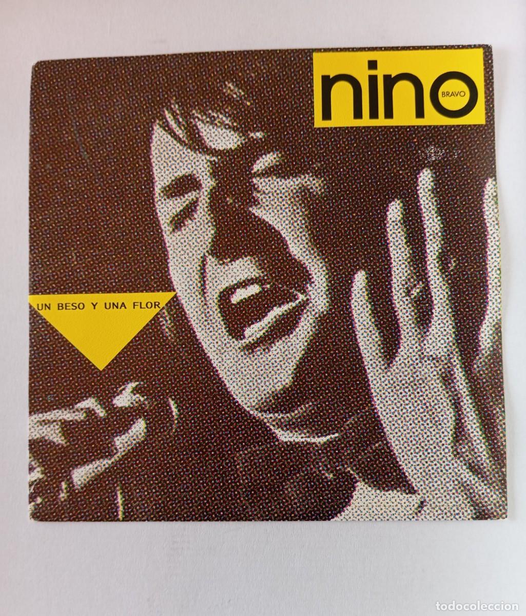 Discos de vinilo: Nino Bravo Un beso y una flor single promo 1991 Polydor NINO BRAVO-3 disco promocional