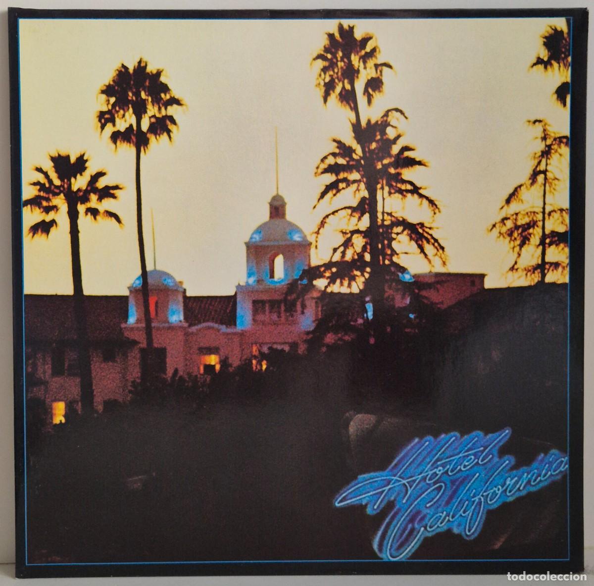 Discos de vinilo: The Eagles - Hotel California. LP vinilo gatefold