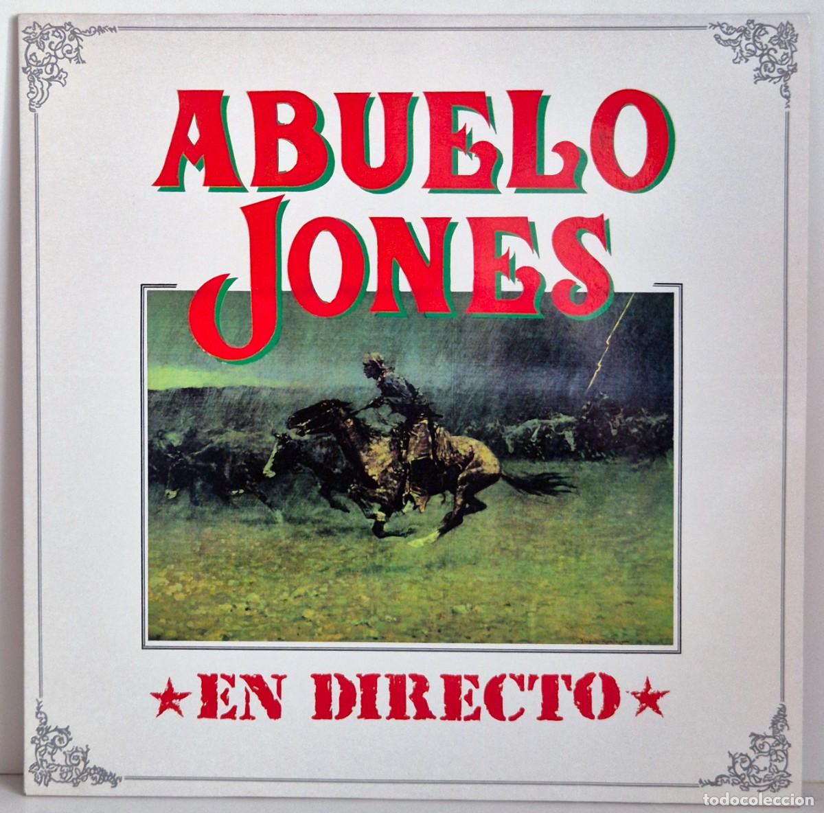 Discos de vinilo: Abuelo Jones - En directo (1992) LP vinilo