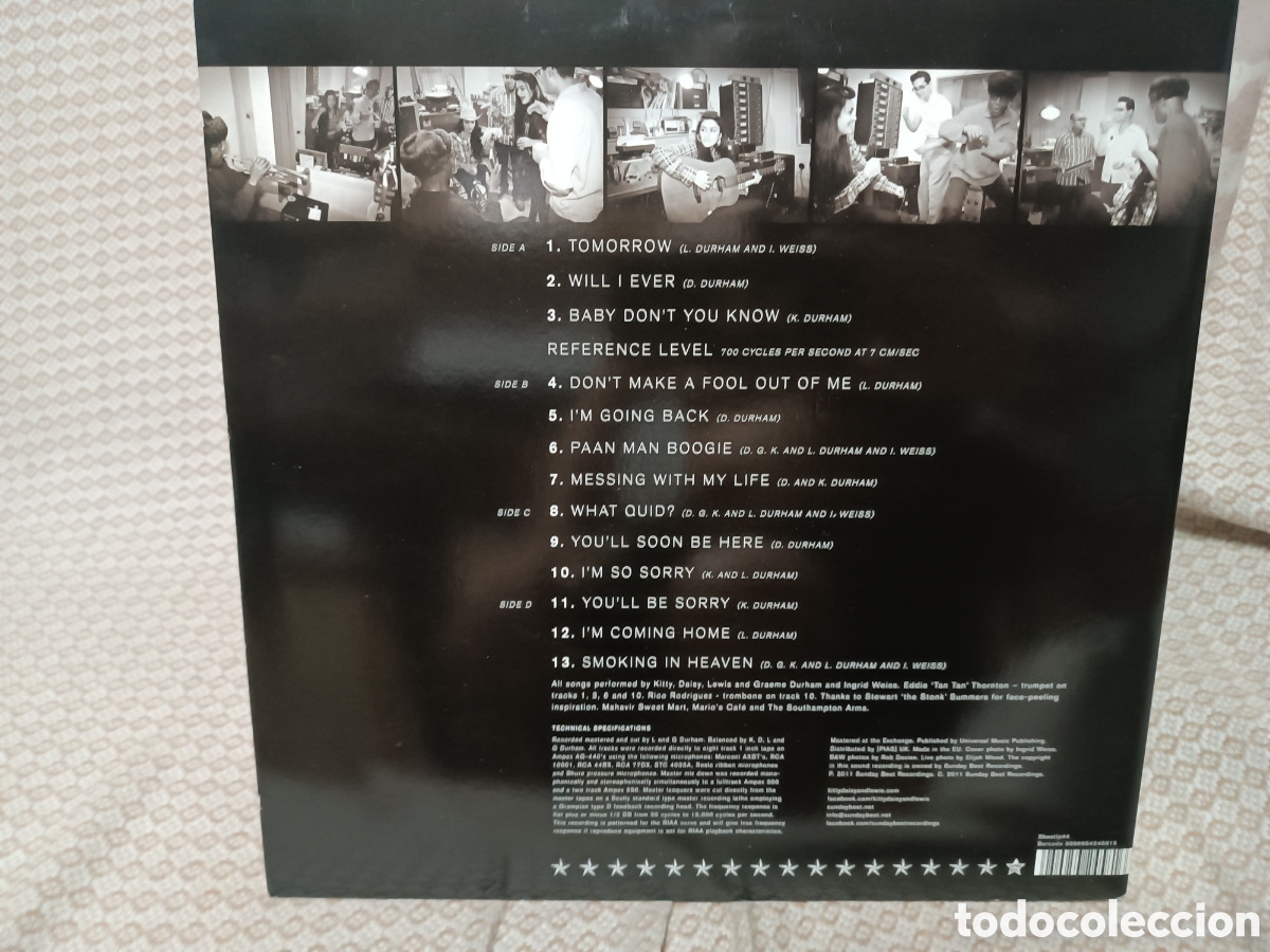 Discos de vinilo: Kitty Daisy & Lewis Smoking in Heaven - Foto 2