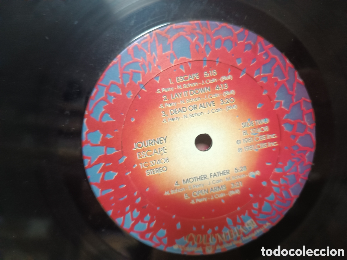 Discos de vinilo: Journey Escape....... - Foto 3
