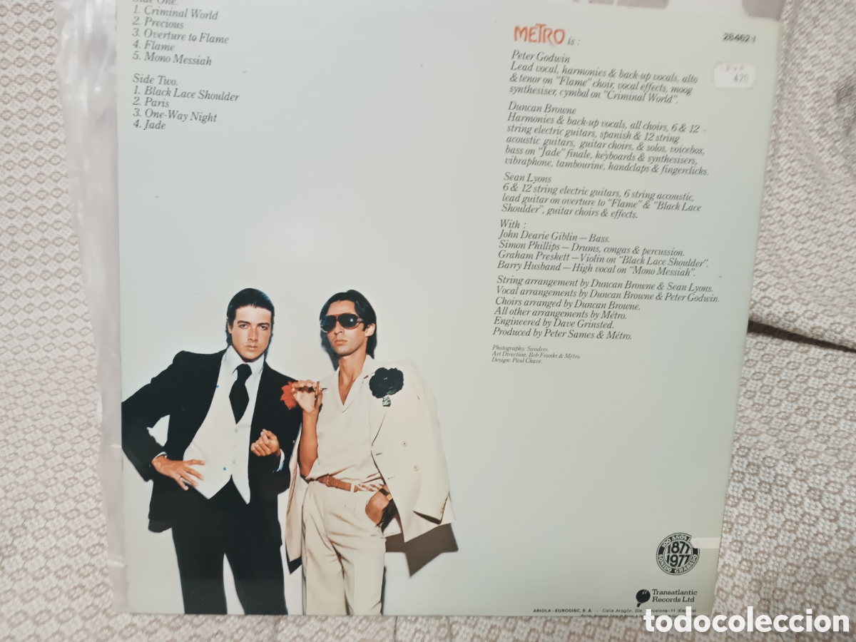 Discos de vinilo: Metro Metro............. - Foto 2