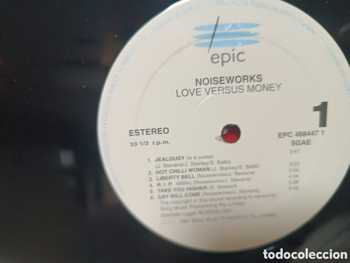 Discos de vinilo: Noiseworks LOVE versus Money - Foto 3