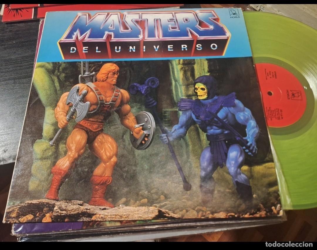 Discos de vinilo: MASTERS DEL UNIVERSO LP VINILO AMARILLO SERIE TV HORUS 1986