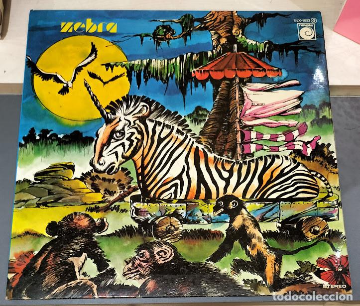 Discos de vinilo: Zebra - Zebra - LP Novola &lrm;ref. NLX 1053. Edici&oacute;n espa&ntilde;ola 1976.