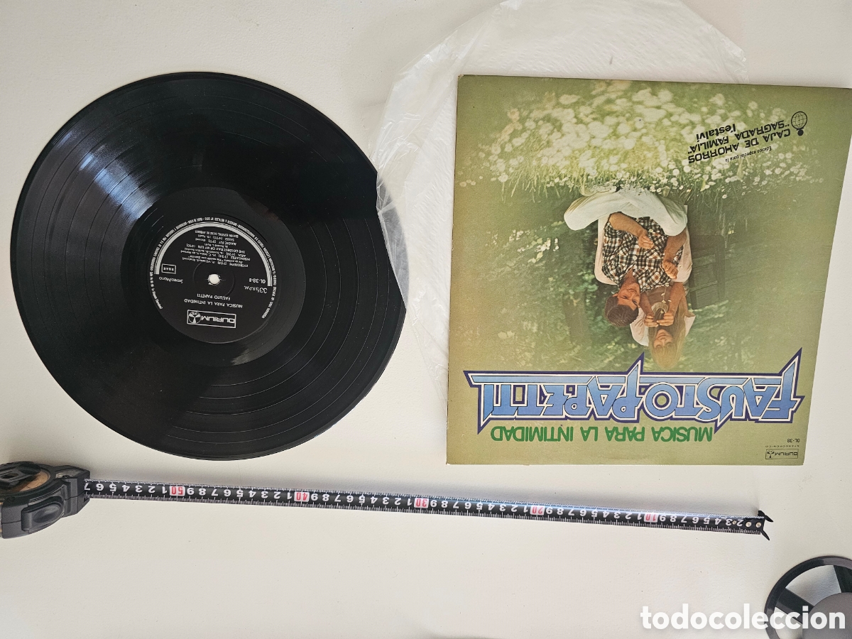 Discos de vinilo: Disco de Vinilo LP - Fausto Papetti: M&uacute;sica para la Intimidad (Edici&oacute;n Especial) 1970s