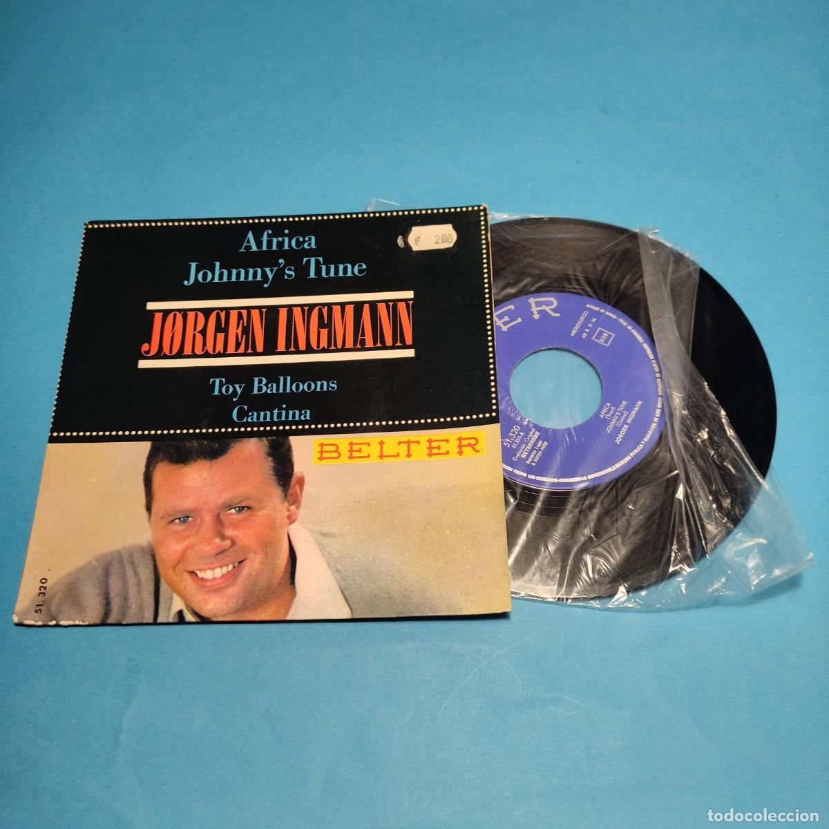Discos de vinilo: J&oslash;rgen Ingmann &ndash; Africa ** EP 4 CANCIONES ** NUEVO ** juani