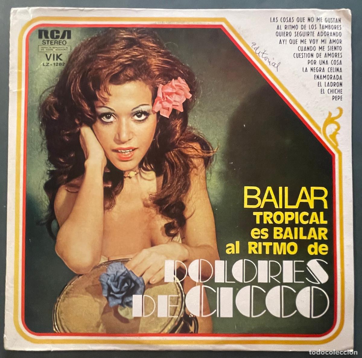 Vinyl records: DOLORES DE CICCO / BAILAR TROPICAL / LP RCA 1974 / ARGENTINA