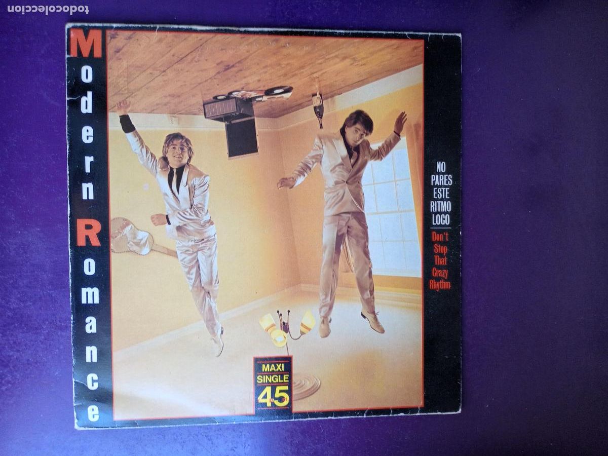 Discos de vinilo: Modern Romance &ndash; No Pares Este Ritmo Loco - MAXI WEA 1983 - NEW WAVE 80'S