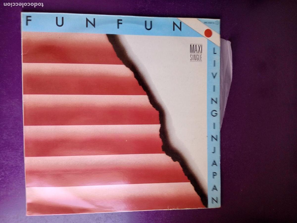 Discos de vinilo: Fun Fun &lrm;&ndash; Living In Japan - MAXI SERDISCO 1985 - ITALODISCO DISCO CLASICO 80'S - SIN USO