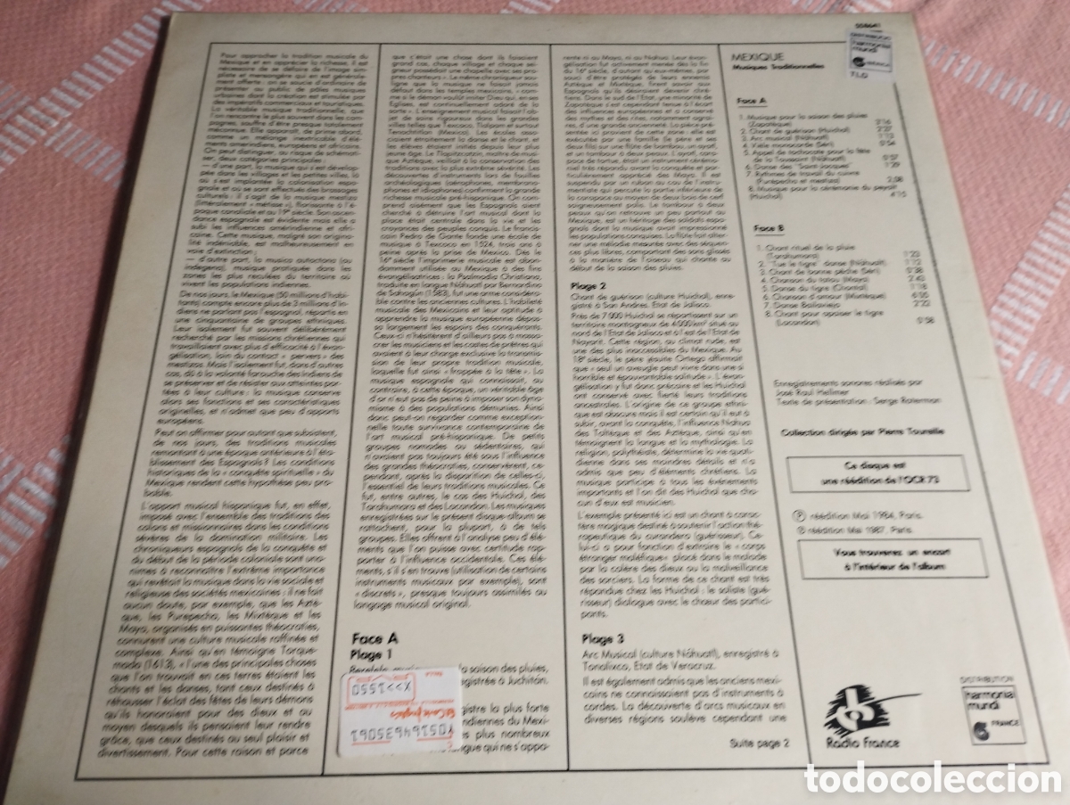 Discos de vinilo: Mexique Musiques Traditionnelles - Foto 2