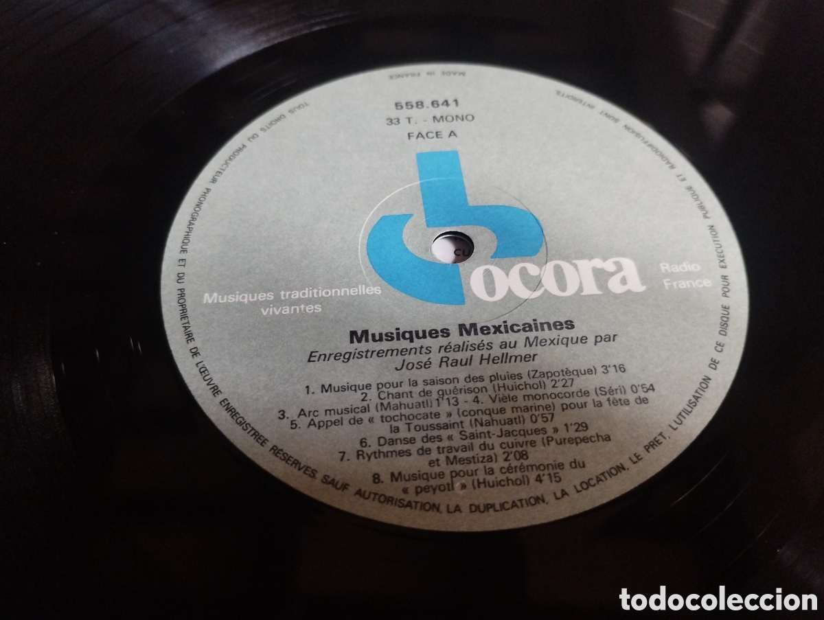 Discos de vinilo: Mexique Musiques Traditionnelles - Foto 3