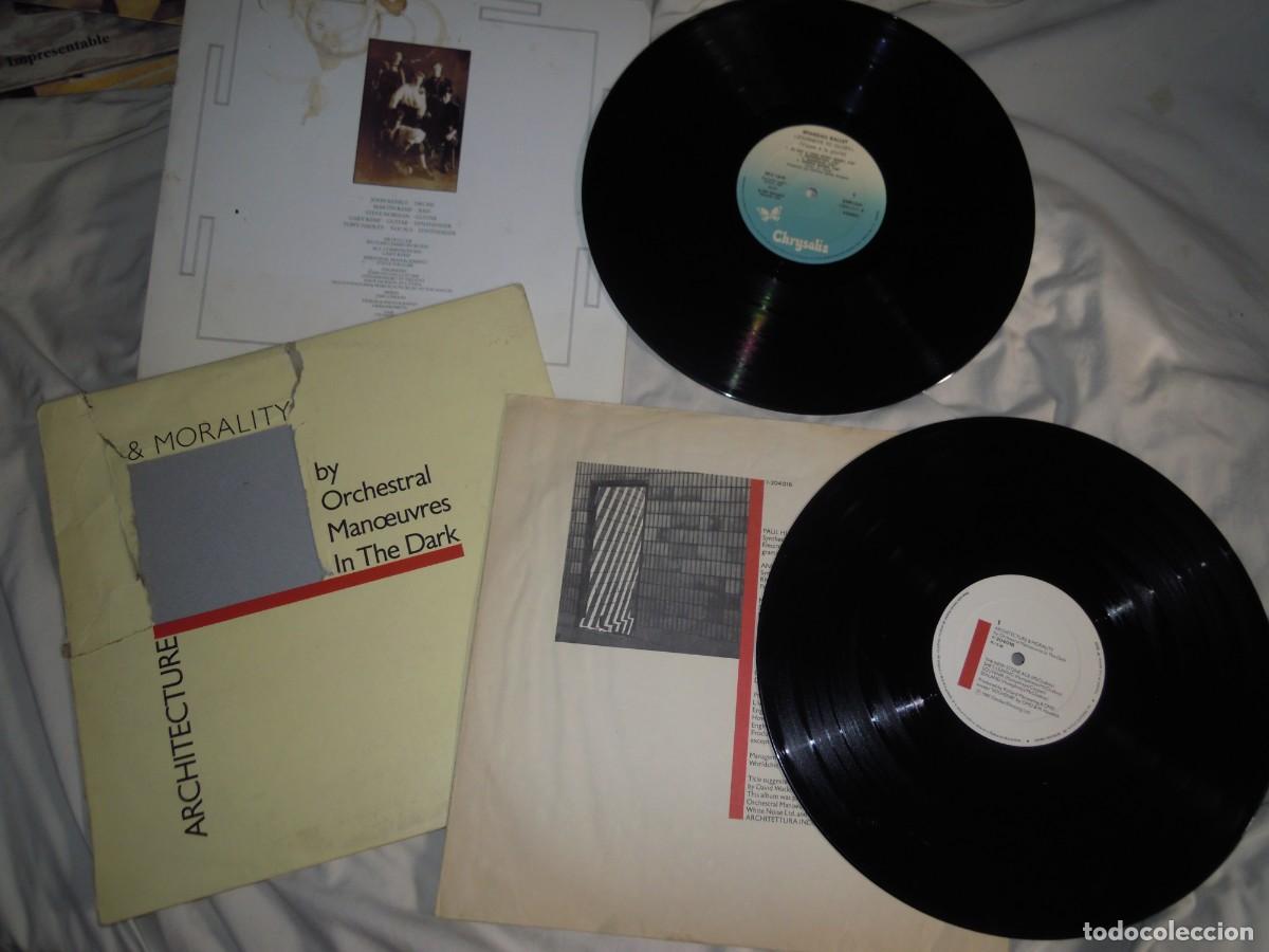 Discos de vinilo: LOTE LP DEBUT SPANDAU BALLET, ORCESTRAL MANOEUVRES ARCHITECTURE..DEFECTOS CARPETA, POST-PUNK, SYNTH