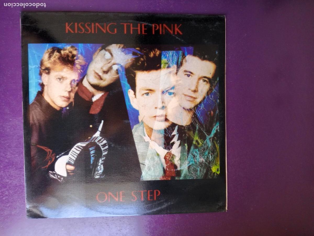 Discos de vinilo: Kissing The Pink &ndash; One Step / Footsteps - MAXI MAGNET 1986 - ELECTRONICA SYNTH POP 80'S