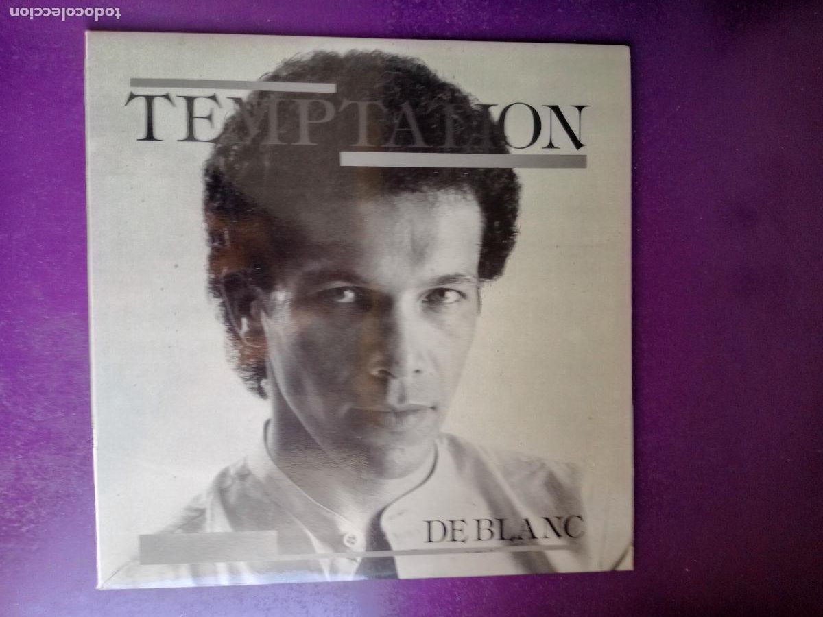Discos de vinilo: De Blanc &ndash; Temptation - MAXI AVATAR 1982 - ELECTRONICA SYNTH POP 80'S FRANCIA