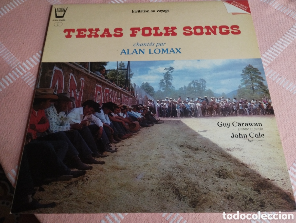 Discos de vinil: Texas Folk Songs Chant&eacute;s par Alan Lomax